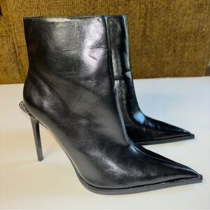 ZARA Leather High Heel Stiletto Boots Boots Size 42